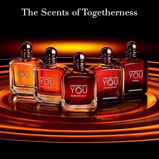 Armani Beauty Stronger With You Powerfully Herrenduft, warmer, würziger Duft für Herren, mit Kastanie, Süßkirsche und Lavendel, 50 ml